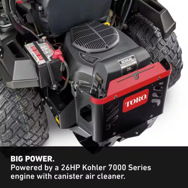 Titan MAX HAVOC Edition 60 In. Kohler 26HP Ironforged Deck Commercial V-Twin Gas Dual Hydrostatic Zero Turn Riding Mower - Image 7