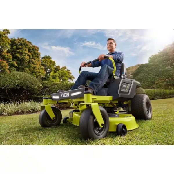 Ryobi 42 in. 100 Ah Battery Electric Riding Zero Turn Mower - Image 15