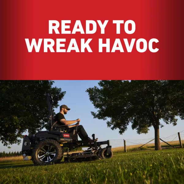 Titan MAX HAVOC Edition 60 In. Kohler 26HP Ironforged Deck Commercial V-Twin Gas Dual Hydrostatic Zero Turn Riding Mower - Image 2