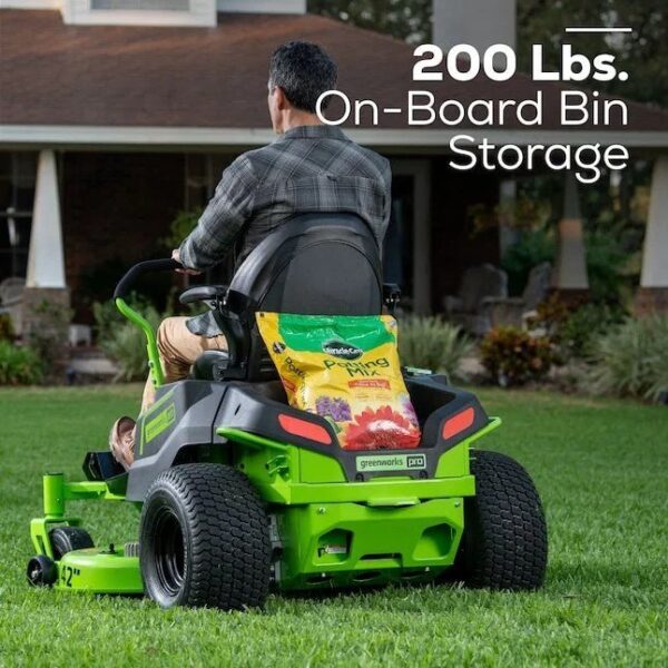 Greenworks Pro Crossover Zero Turn 42-in Lithium Ion Electric Riding Lawn Mower - Image 8