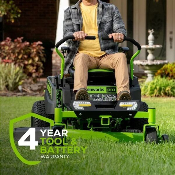 Greenworks Pro Crossover Zero Turn 42-in Lithium Ion Electric Riding Lawn Mower - Image 9