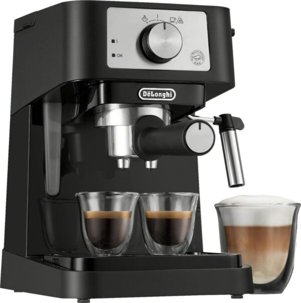 De’Longhi – Stilosa 15 Bar Pump Espresso Machine – Black and Stainless