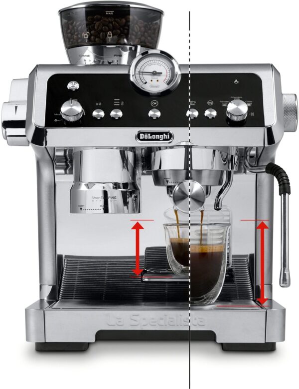 De’Longhi – La Specialista Prestigio Espresso Machine with Dual Heating System – Stainless Steel - Image 5