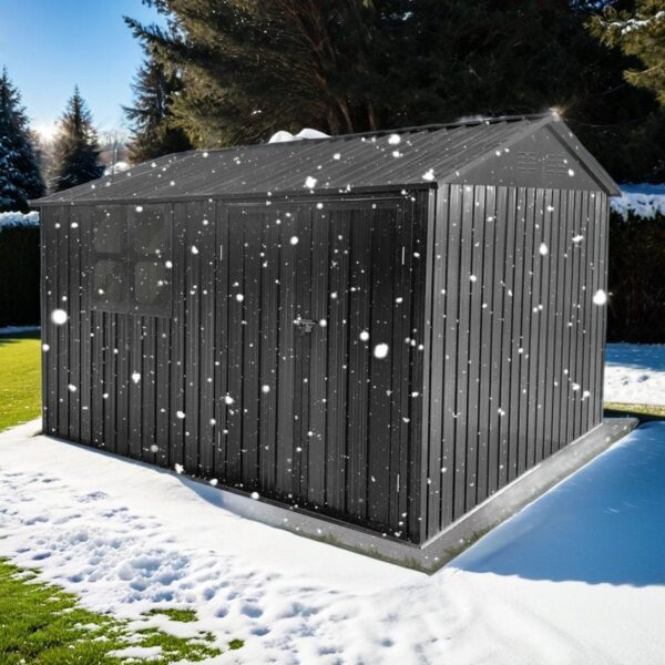 Metal outdoor storage sheds with window 10ftx8ft - Image 2