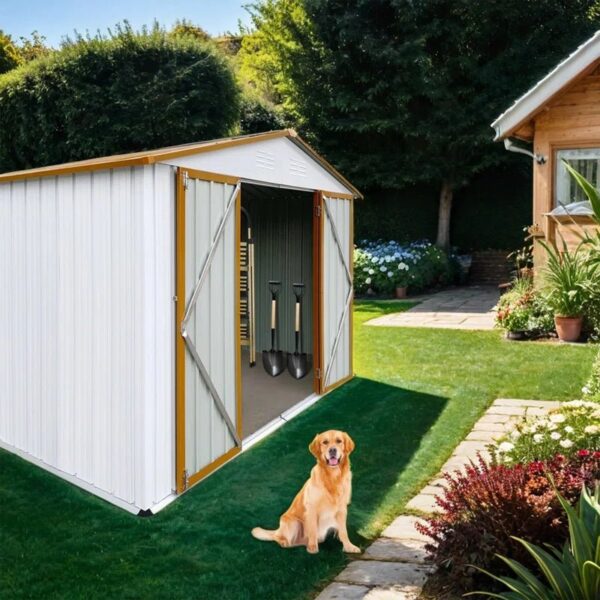 Outdoor Metal Storage Shed - Garden Shelter - Image 4